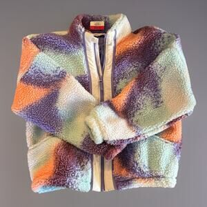 DSG Full Zip Cozy Girls Fleece Jacket Size L (14)